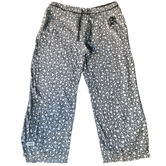 DKNY Women’s Casual Pants size XL Leopard Gray & White - Picture 1 of 8